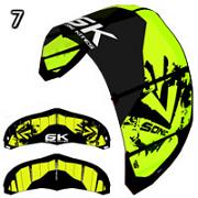 Nafukovací kite GK V-Sonic 8m(2008)